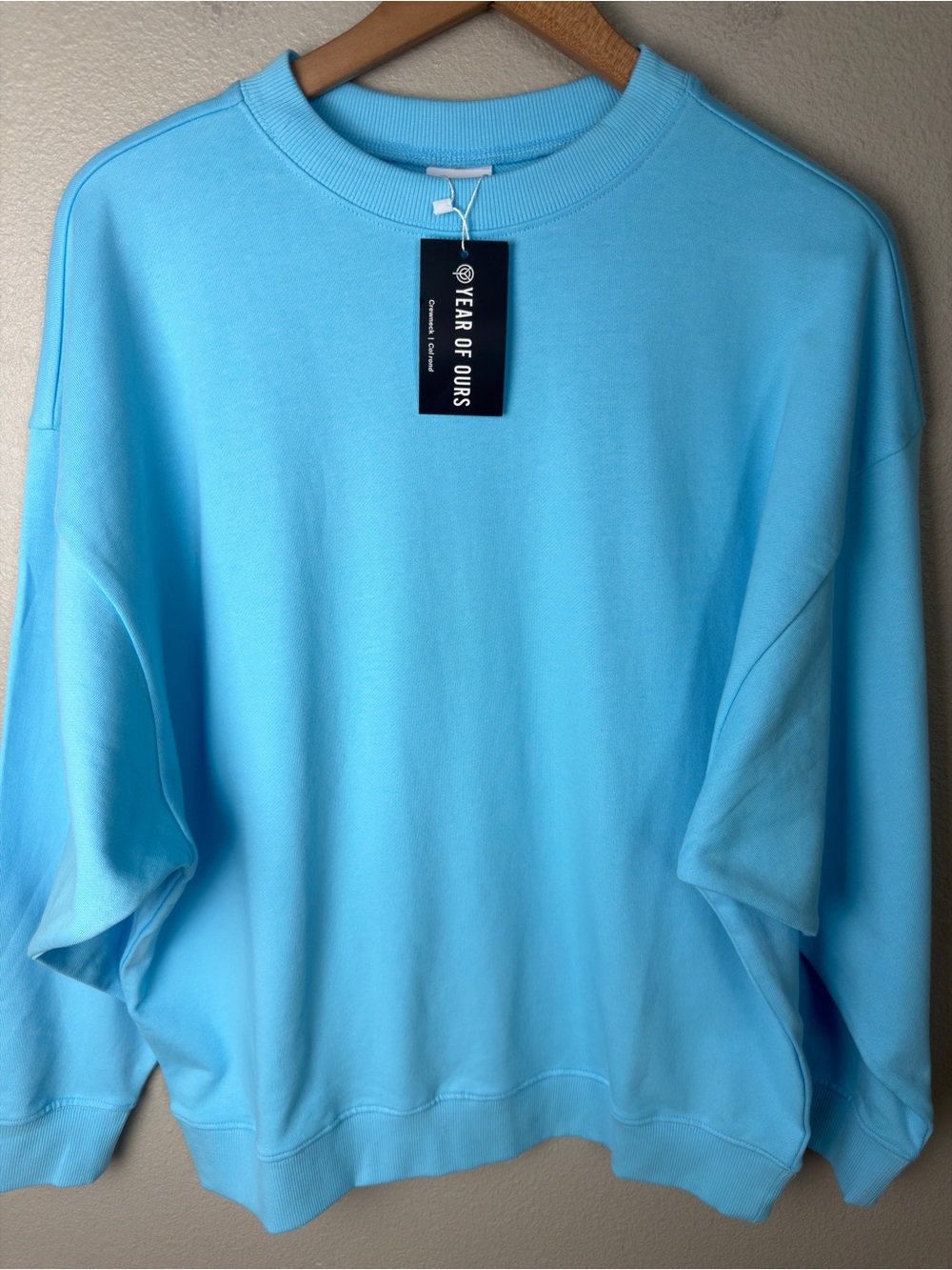 Year of Ours NWT Oversized Crewneck Sweatshirt